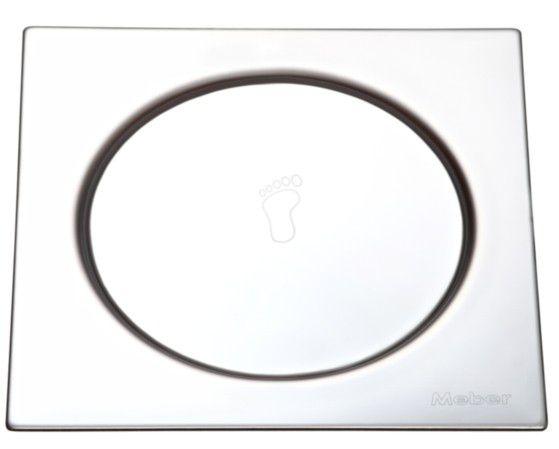 Ralo click quadrado 150mm x 150mm inox - Meber Menor preço em Ralo click quadrado 150mm x 150mm inox - Meber