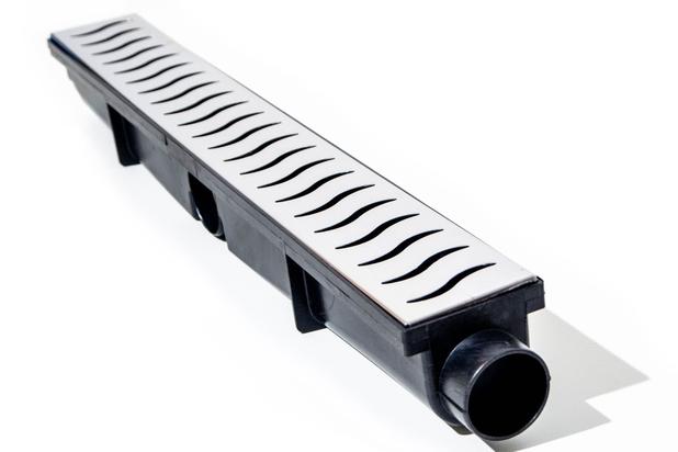 Ralo Linear 6x50 cm Grelha inox Continuo Sifonado - VM Aluminios Menor preço em Ralo Linear 6x50 cm Grelha inox Continuo Sifonado - VM Aluminios