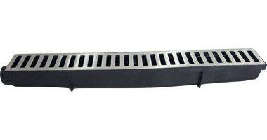 Ralo Linear Seca Piso 6x50 Cm Continuo Grelha em Aluminio C/ Coletor - Preta - Abs Brasil Menor preço em Ralo Linear Seca Piso 6x50 Cm Continuo Grelha em Aluminio C/ Coletor - Preta - Abs Brasil