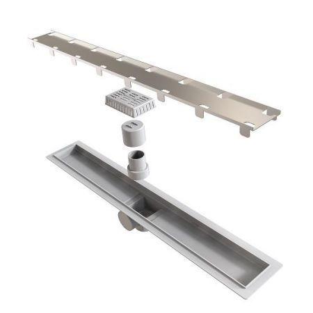 Ralo linear smart sifonado tampa oculta 70cm - cod.916 Menor preço em Ralo linear smart sifonado tampa oculta 70cm - cod.916
