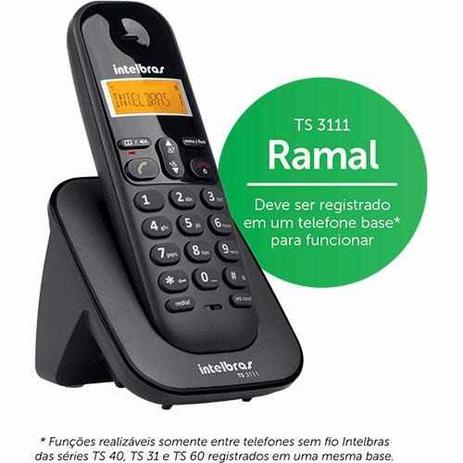 Ramal Para Telefone Fixo Sem Fio Intelbras Ts3111 é boa?