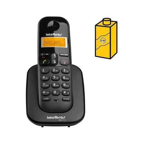 Ramal sem fio de Mesa TS 3111 Intelbras com bina para ts3110 Menor preço em Ramal sem fio de Mesa TS 3111 Intelbras com bina para ts3110