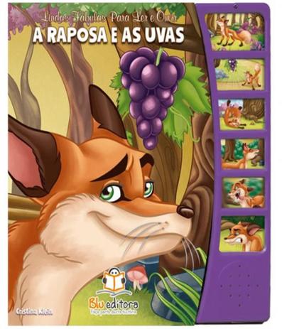 Raposa E As Uvas, A - Livro Sonoro - Blu editora Menor preço em Raposa E As Uvas, A - Livro Sonoro - Blu editora