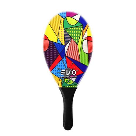 Raquete De Frescobol Evo Fibra de Vidro Picasso Menor preço em Raquete De Frescobol Evo Fibra de Vidro Picasso