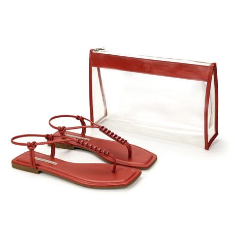 Rasteira Kit Mimo Bag Napa Tathi Caju - SAPATINHO DE LUXO - Calçados  Femininos - Magazine Luiza