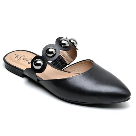 mule rasteira preto