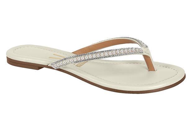 Rasteira Vizzano Feminina Off White Com Pérola - Rasteirinha Feminina -  Magazine Luiza