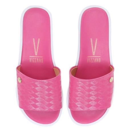 Rasteira Vizzano Slide Napa Perolada - Rasteirinha Feminina - Magazine Luiza