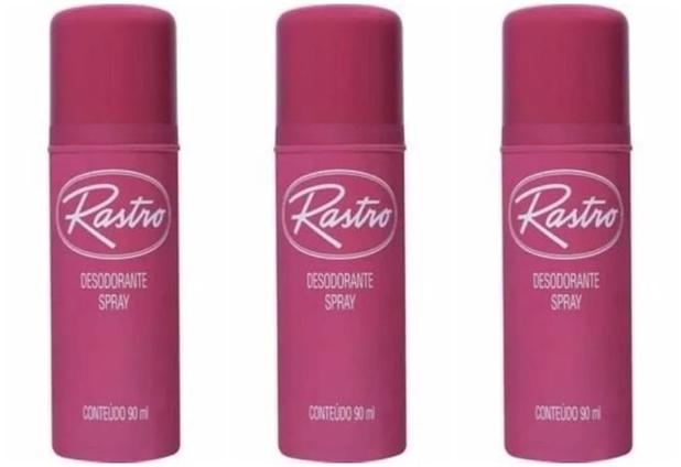 Rastro Desodorante Spray 90g (Kit C/03) Menor preço em Rastro Desodorante Spray 90g (Kit C/03)