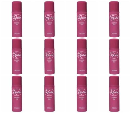 Rastro Desodorante Spray 90g (Kit C/12) Menor preço em Rastro Desodorante Spray 90g (Kit C/12)