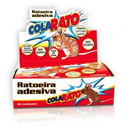Ratoeira Adesiva Cola Rato Caixa Com 20 Unidades - American Pet Menor preço em Ratoeira Adesiva Cola Rato Caixa Com 20 Unidades - American Pet