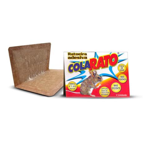 Ratoeira Adesiva Cola Visgo Pega Rato Caixa C/ 20 Unidades - American pets Menor preço em Ratoeira Adesiva Cola Visgo Pega Rato Caixa C/ 20 Unidades - American pets