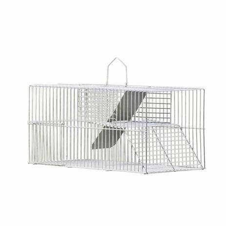 Ratoeira Gaiola Grande 14B - Stop inset Menor preço em Ratoeira Gaiola Grande 14B - Stop inset