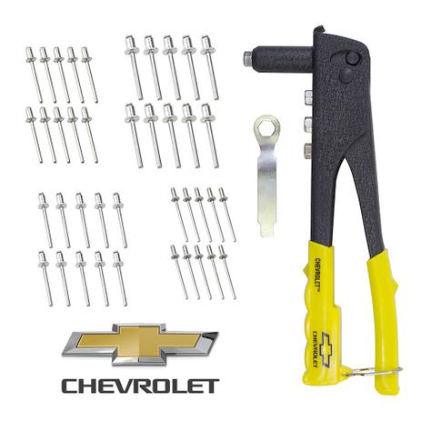 Rebitadeira + 40 rebites Alicate Profissional rebitador - GM / CHEVROLET Menor preço em Rebitadeira + 40 rebites Alicate Profissional rebitador - GM / CHEVROLET