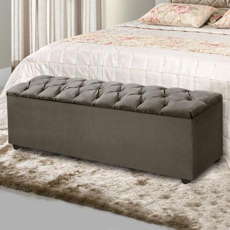 Recamier Bau Puff Bali Com Rodizios 1,30m Animale Marrom - Atraente Menor preço em Recamier Bau Puff Bali Com Rodizios 1,30m Animale Marrom - Atraente