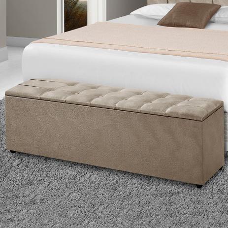 Recamier Bau Puff Viena Com Rodizios 1,30m Animale Chocolate - Atraente Menor preço em Recamier Bau Puff Viena Com Rodizios 1,30m Animale Chocolate - Atraente