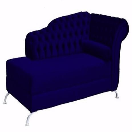 Recamier Divã E Sofá Para Quarto E Sala Suede Azul Marinho - Am decor Menor preço em Recamier Divã E Sofá Para Quarto E Sala Suede Azul Marinho - Am decor