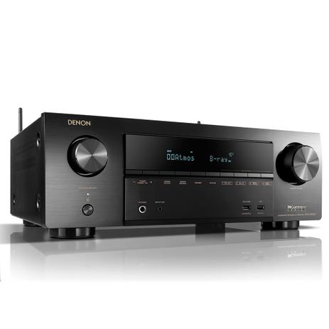 Receiver Denon AVR-X1500H 7.2ch WiFi Bluetooth 4K UHD 3D DolbyAtmos DTX:X Menor preço em Receiver Denon AVR-X1500H 7.2ch WiFi Bluetooth 4K UHD 3D DolbyAtmos DTX:X