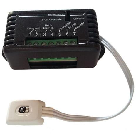 Receptor Adicional para Controle Remoto Universal PT-355 p/ Ventilador de Teto PROTECTION Menor preço em Receptor Adicional para Controle Remoto Universal PT-355 p/ Ventilador de Teto PROTECTION