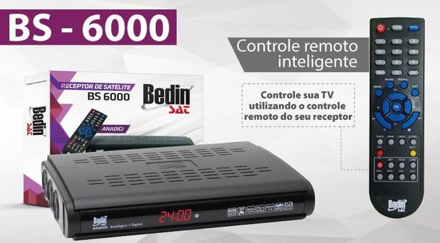Receptor Analogico E Digital Bedin Sat Bs6000 - Bedinsat Menor preço em Receptor Analogico E Digital Bedin Sat Bs6000 - Bedinsat