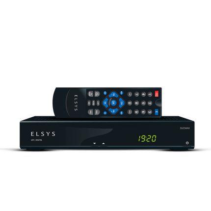 Receptor Analógico e Digital SD DUOMAX - Elsys Menor preço em Receptor Analógico e Digital SD DUOMAX - Elsys