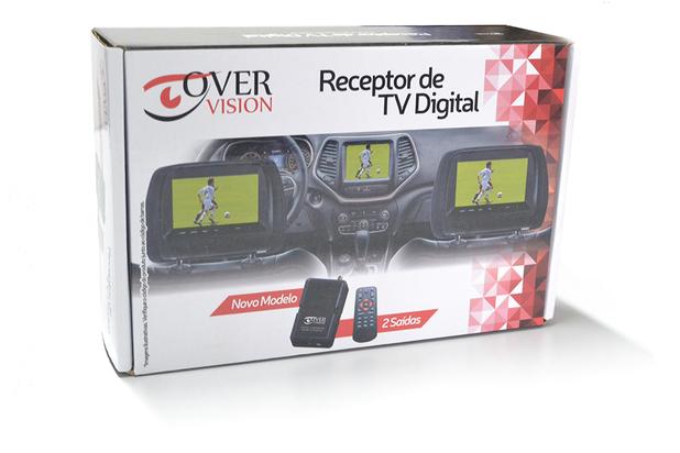 Receptor Antena Tv Digital Automotivo Kit P Carro - Overvision Menor preço em Receptor Antena Tv Digital Automotivo Kit P Carro - Overvision