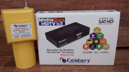 Receptor Century Midiabox B3 + Multponto Super Digital Menor preço em Receptor Century Midiabox B3 + Multponto Super Digital