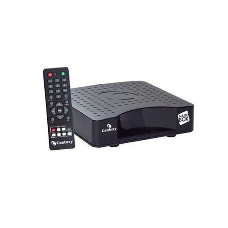 Receptor Century Nano Box com Controle Remoto - Preto - Bivolt Menor preço em Receptor Century Nano Box com Controle Remoto - Preto - Bivolt