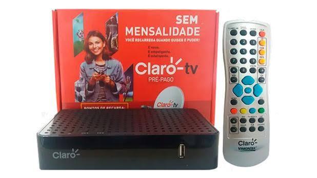 Receptor Claro TV Pre Pago Menor preço em Receptor Claro TV Pre Pago