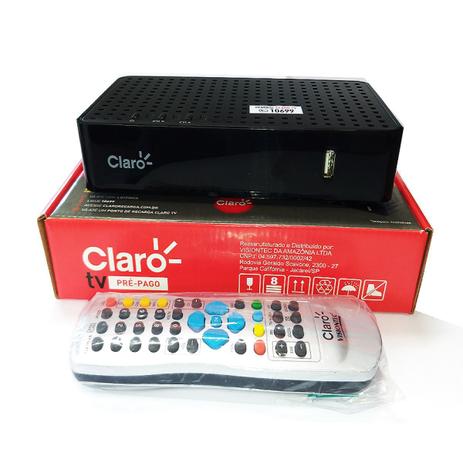 Receptor Claro TV SD - CANAIS DIGITAIS - VISIONTEC Menor preço em Receptor Claro TV SD - CANAIS DIGITAIS - VISIONTEC
