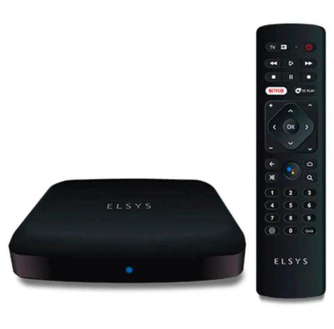 Receptor de TV Via Internet Streaming Box 4K ETRI02 Elsys Menor preço em Receptor de TV Via Internet Streaming Box 4K ETRI02 Elsys