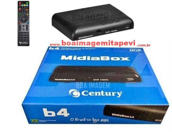 Receptor Digital Midia Box B4 Hdtv sem Conversor Digital Integrado - Century Menor preço em Receptor Digital Midia Box B4 Hdtv sem Conversor Digital Integrado - Century