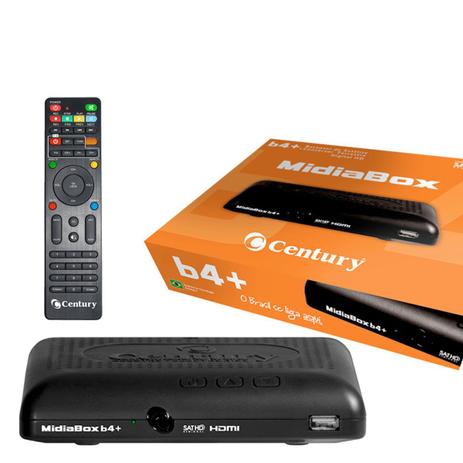 Receptor e Conversor Parabólica Century Midiabox B4+ Digital Menor preço em Receptor e Conversor Parabólica Century Midiabox B4+ Digital