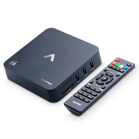 Receptor Smart TV Box Android 7.1 8GB 1GB RAM Wi-Fi 4K Rede USB HDMI SD/MMC - Aquario Menor preço em Receptor Smart TV Box Android 7.1 8GB 1GB RAM Wi-Fi 4K Rede USB HDMI SD/MMC - Aquario