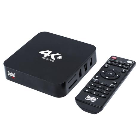 Receptor Smartbox BS-9700 Bedinsat 1GB 4K Android - Bedin sat Menor preço em Receptor Smartbox BS-9700 Bedinsat 1GB 4K Android - Bedin sat