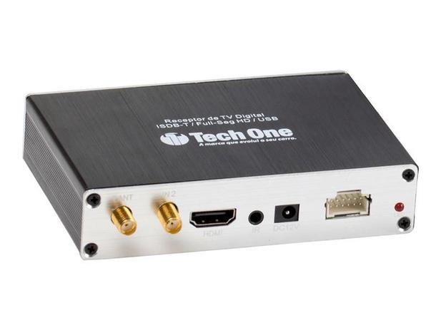 Receptor TV Digital Automotivo Full HD Techone Menor preço em Receptor TV Digital Automotivo Full HD Techone