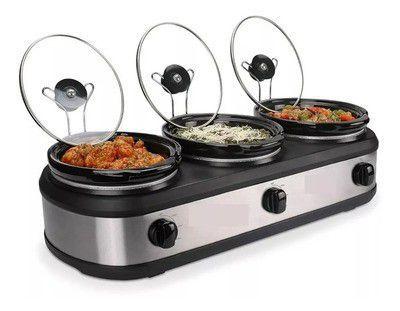 Rechaud Elétrico Triplo Buffet Slow Cooker 127V Members Mark é boa?