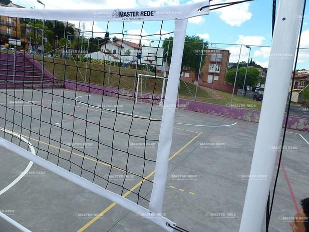 Rede de volei oficial 4 faixa pvc fio 4mm malha 10x10 - Master Rede Menor preço em Rede de volei oficial 4 faixa pvc fio 4mm malha 10x10 - Master Rede