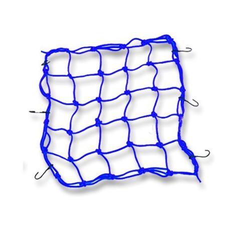 Rede Elástica Aranha Para Moto Capacete 25x25 Cm Azul Bagageiro - Orion Menor preço em Rede Elástica Aranha Para Moto Capacete 25x25 Cm Azul Bagageiro - Orion