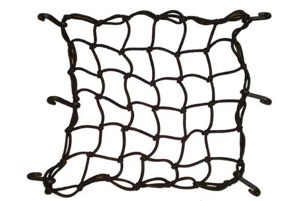 Rede Elástica Redinha 35 x 35 Preta Moto Bagageiro Bau Capa - PIRAVAL Menor preço em Rede Elástica Redinha 35 x 35 Preta Moto Bagageiro Bau Capa - PIRAVAL