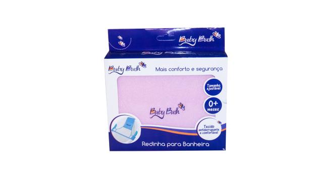 Redinha Para Banheira Rosa Baby Bath - Brasbaby Menor preço em Redinha Para Banheira Rosa Baby Bath - Brasbaby