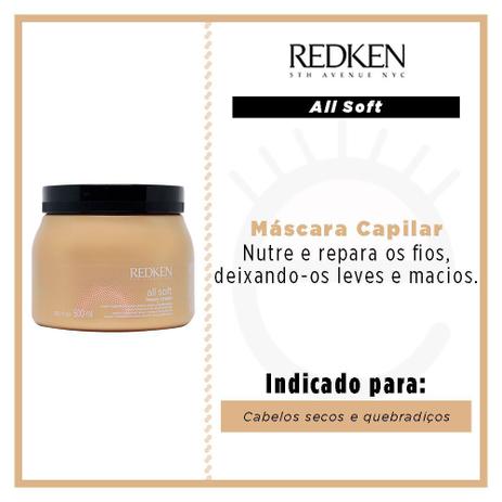 Redken All Soft Heavy Cream – Máscara de Hidratação