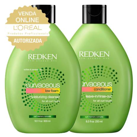 Redken Curvaceous Kit - Shampoo + Condicionador Menor preço em Redken Curvaceous Kit - Shampoo + Condicionador