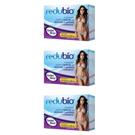 Redubio Quitosana 500mg C/60 (Kit C/03) Menor preço em Redubio Quitosana 500mg C/60 (Kit C/03)