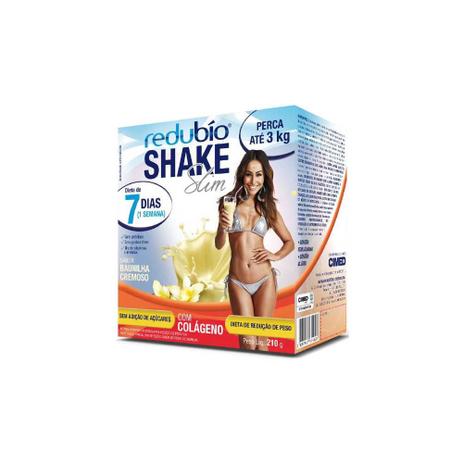 REDUBIO SHAKE SLIM 210g - BAUNILHA Menor preço em REDUBIO SHAKE SLIM 210g - BAUNILHA