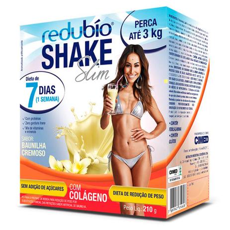 Redubío Shake Slim Baunilha 210g - Redubio Menor preço em Redubío Shake Slim Baunilha 210g - Redubio