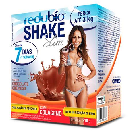 Redubío Shake Slim Chocolate 210g - Redubio Menor preço em Redubío Shake Slim Chocolate 210g - Redubio