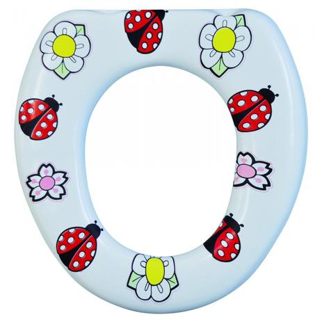 Redutor Infantil para Assento Sanitário Fofinho Astra Estampa Flores e Joaninhas Menor preço em Redutor Infantil para Assento Sanitário Fofinho Astra Estampa Flores e Joaninhas
