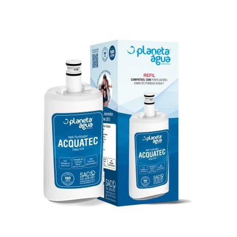 Refil Acquatec para purificador Esmaltec Acqua7 - Planeta água Menor preço em Refil Acquatec para purificador Esmaltec Acqua7 - Planeta água
