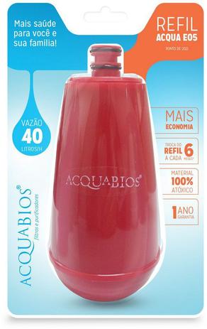 Refil Blindado Para Filtro De Torneira E05 Acquabios Menor preço em Refil Blindado Para Filtro De Torneira E05 Acquabios